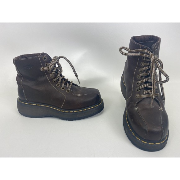 Dr. Martens Other - Dr Martens Mens Size 5 Womens 6 UK 4 EU 37 Brown Boots‎ 3A55 2" Heel